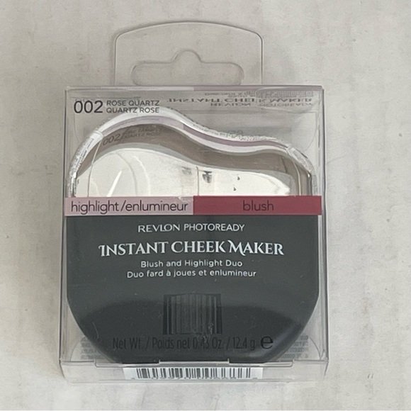 REVLON PHOTOREADY INSTANT CHEEK MAKER BLUSH AND HIGHLIGHT DUO 002 ROSE QUARTZ - Picture 2 of 7